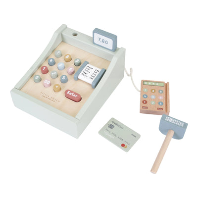 Little Dutch Wooden Toy Cash Register with Scanner
