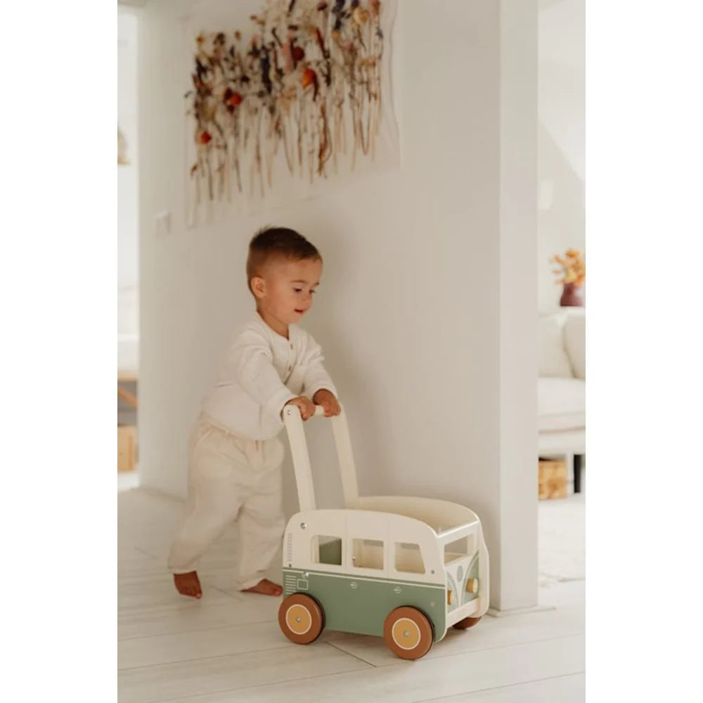 Little Dutch Wooden Vintage Walker Wagon Josh Jenna