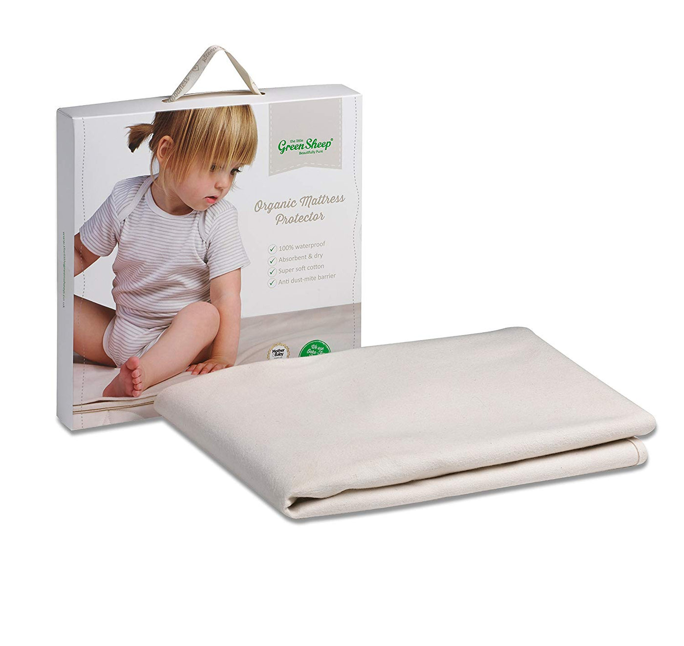 Little Green Sheep Organic Mattress Protector - Cot Bed