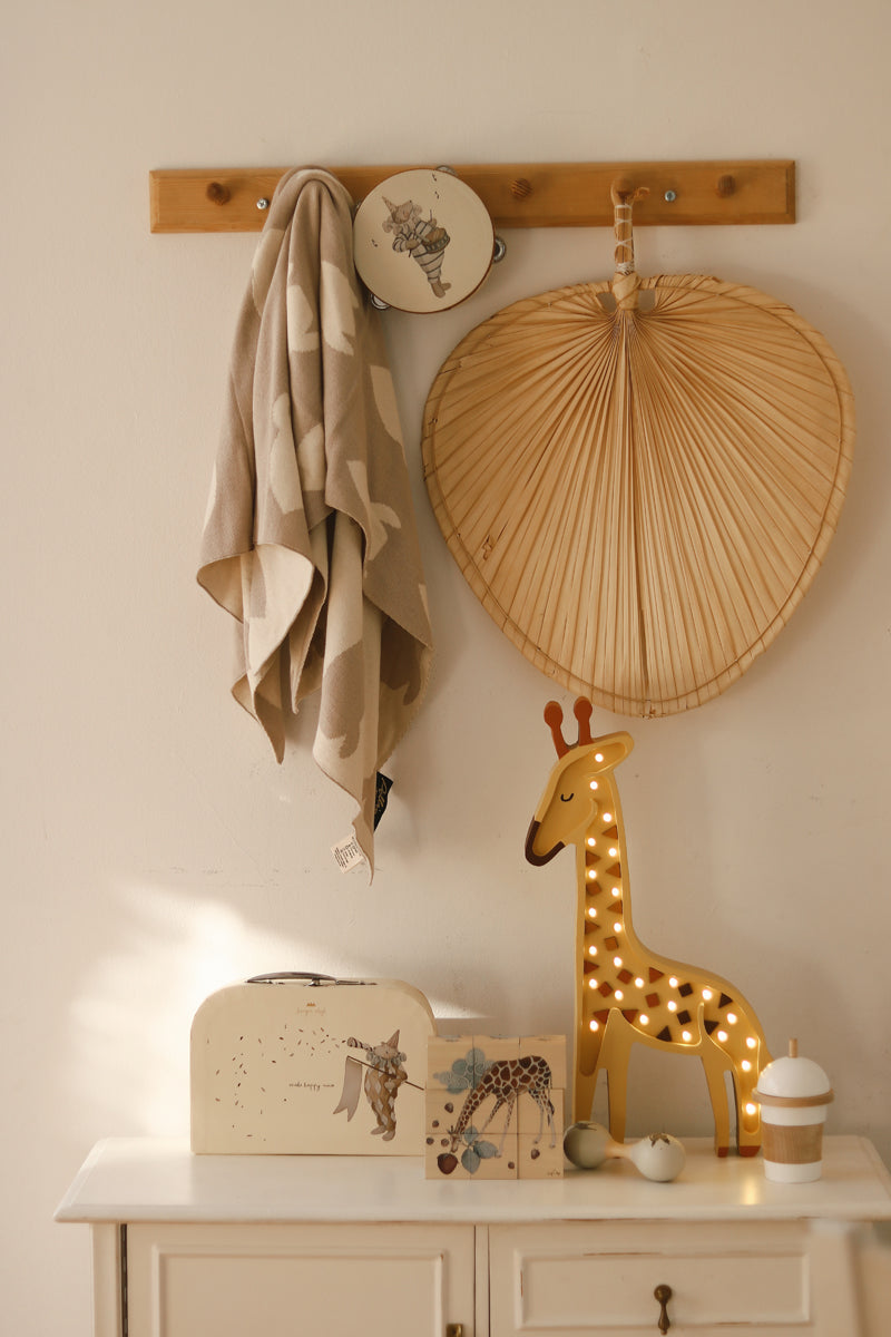 Lampe girafe Little Lights | Jaune africain