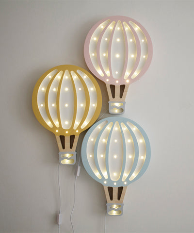 Little Lights Hot Air Balloon Lamp | Pink