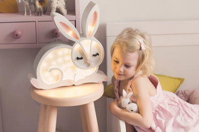 Little Lights Rabbit Lamp | Snow White