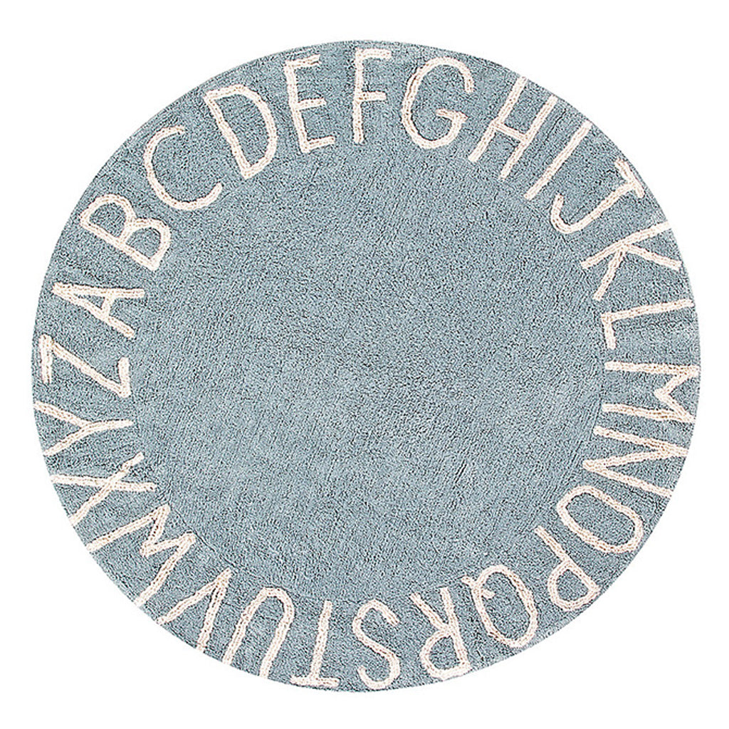 Lorena Canals Machine Washable Rug - ABC Blue/Natural