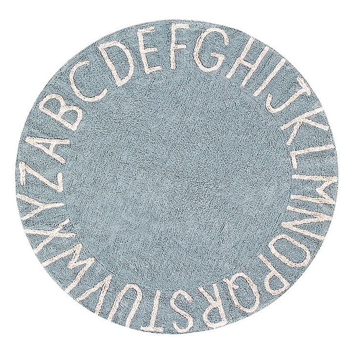Lorena Canals Machine Washable Rug - ABC Blue/Natural