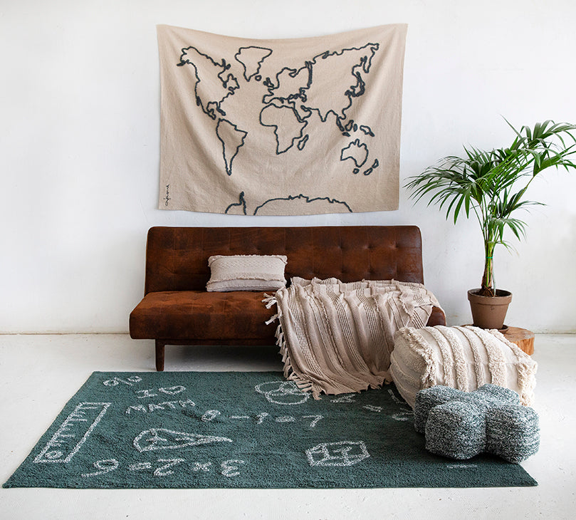 Lorena Canals Wandleinwand – Weltkarte
