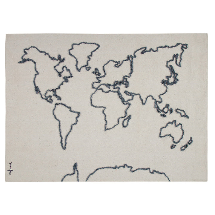 Lorena Canals Wandleinwand – Weltkarte