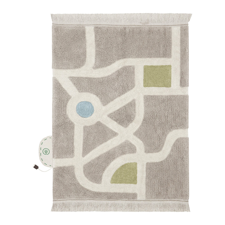 Maschinenwaschbarer Spielteppich von Lorena Canals – Eco City