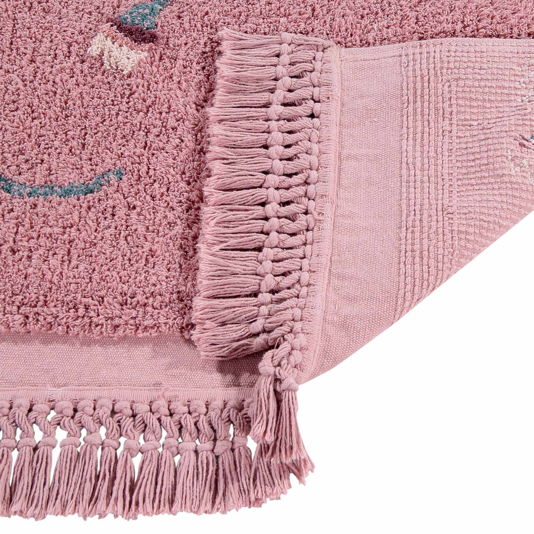 Tapis lavable en machine Lorena Canals - Jardin anglais Ash Rose