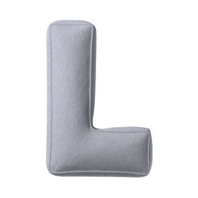 Velvet Letter Cushion - L (Various Colours)