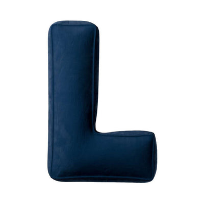 Velvet Letter Cushion - L (Various Colours)