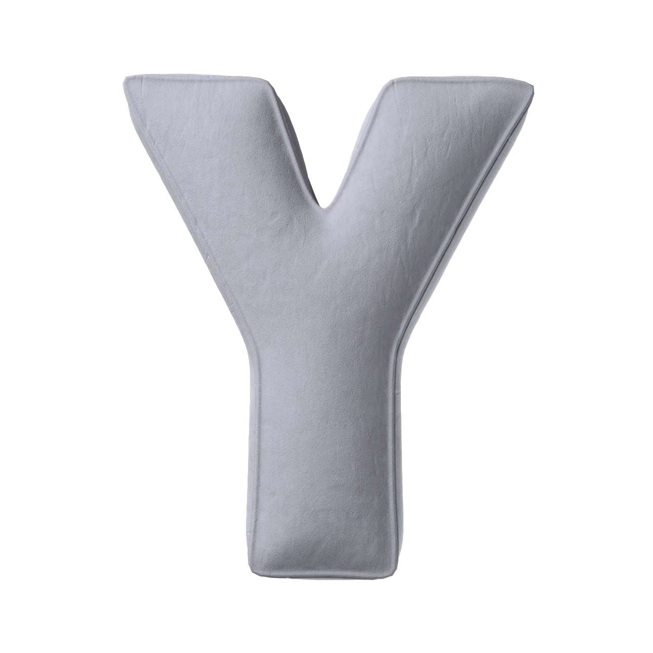 Velvet Letter Cushion - Y  (Various Colours)