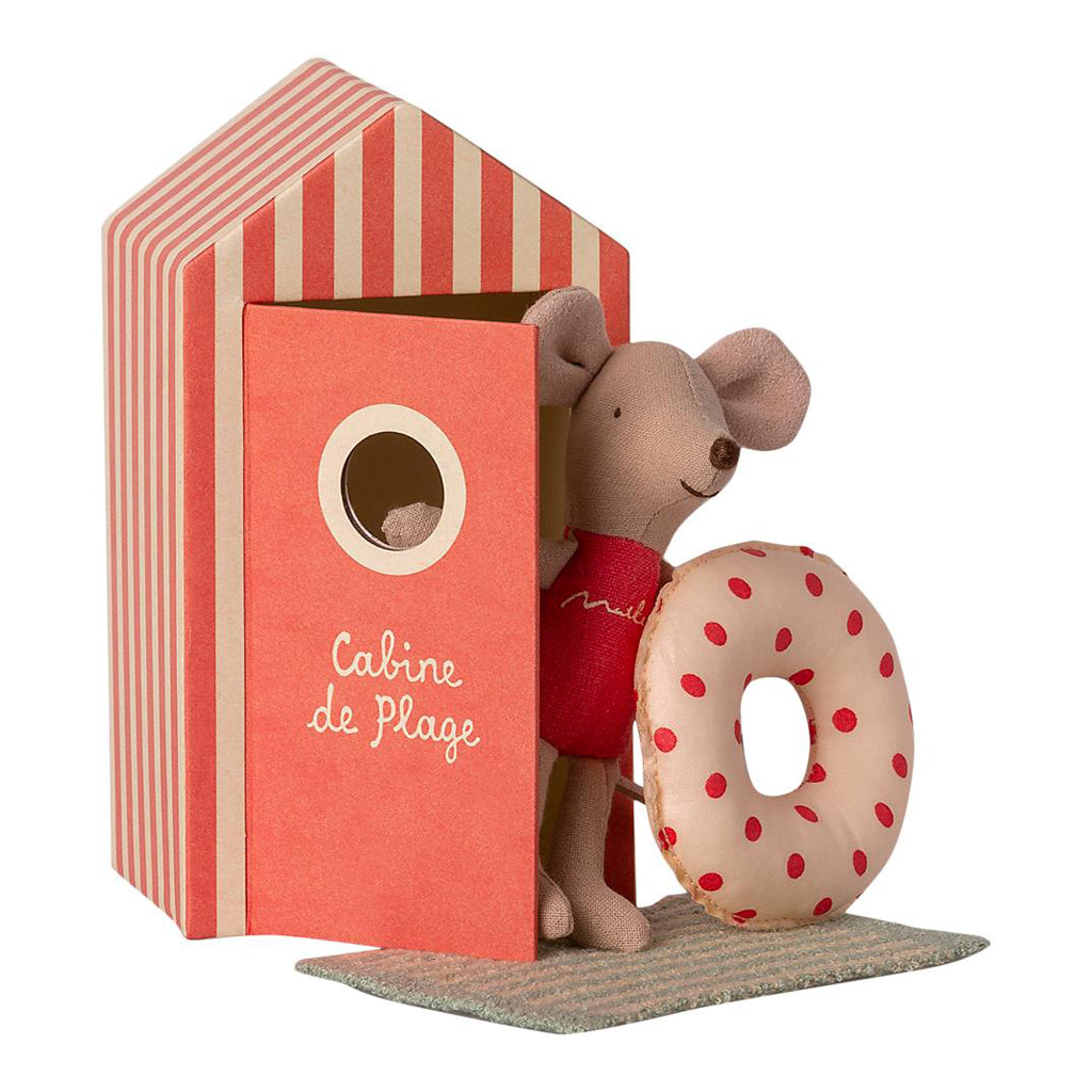 Maileg Beach Cabin Mice - Little Sister