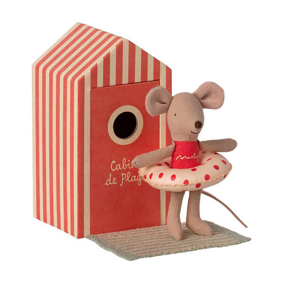Maileg Beach Cabin Mice - Little Sister