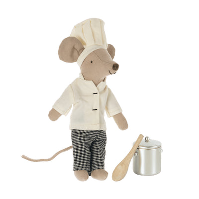 Maileg Mouse Chef With Soup Pot