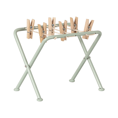 Maileg Clothes Drying Rack With Pegs
