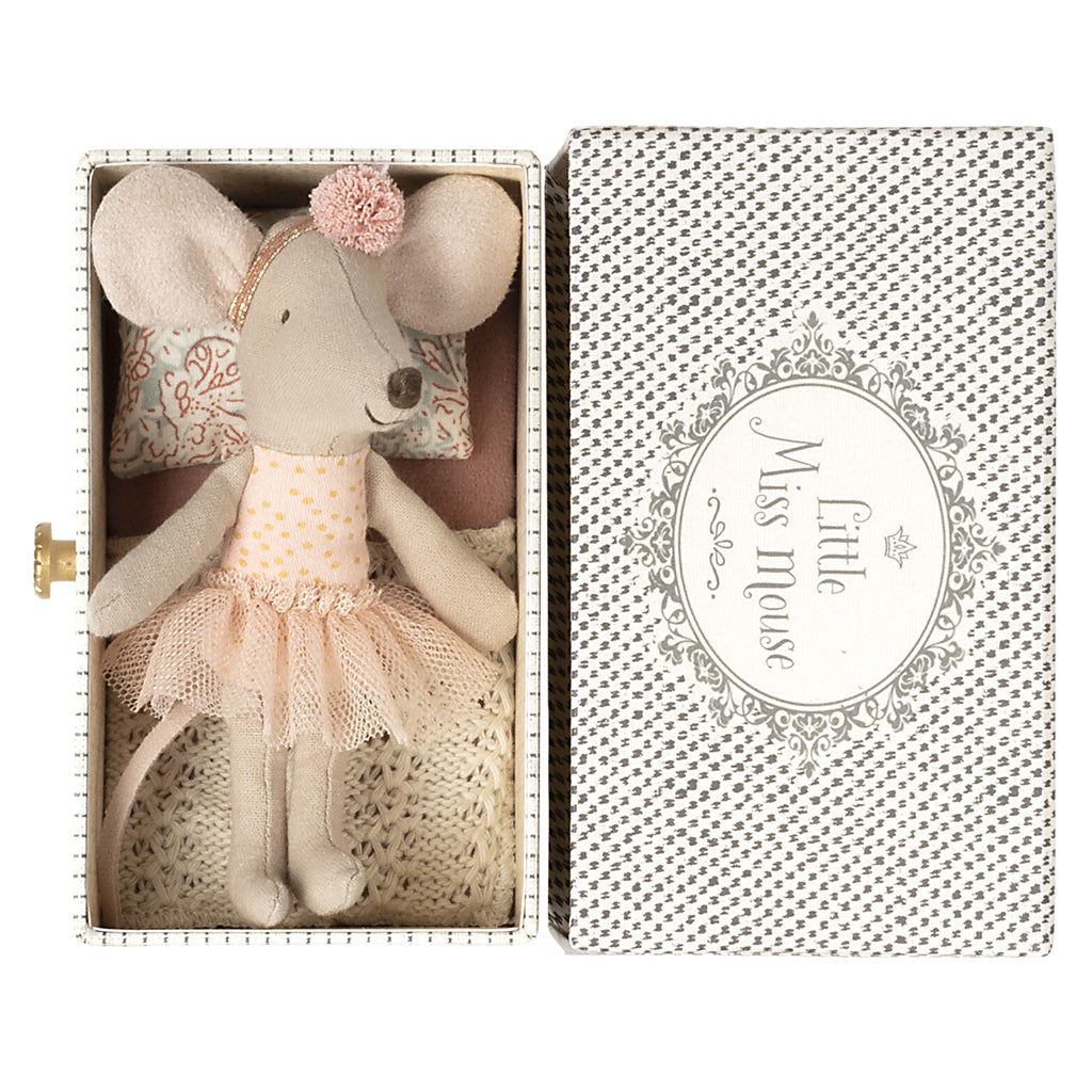 Maileg Dance Mouse in a Day Bed - Little Sister