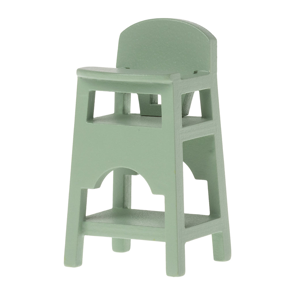 Maileg Mouse High Chair - Mint