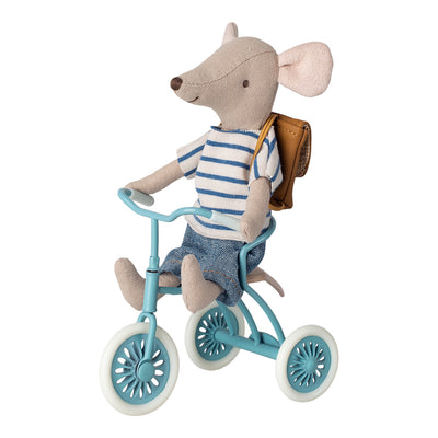 Maileg Tricycle Big Brother Mouse With Bag
