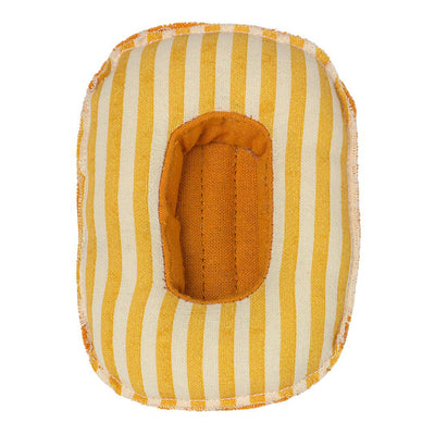 Maileg Rubber Boat - Yellow Stripe