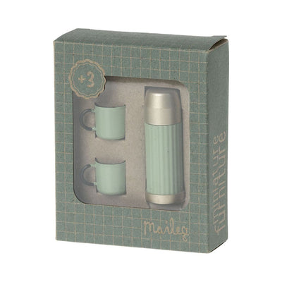 Maileg Thermos & Cups - Mint