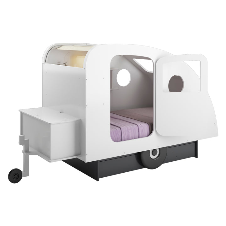 Mathy By Bols Caravan Einzelbett für Kinder, Farblack (über 20 Farben)