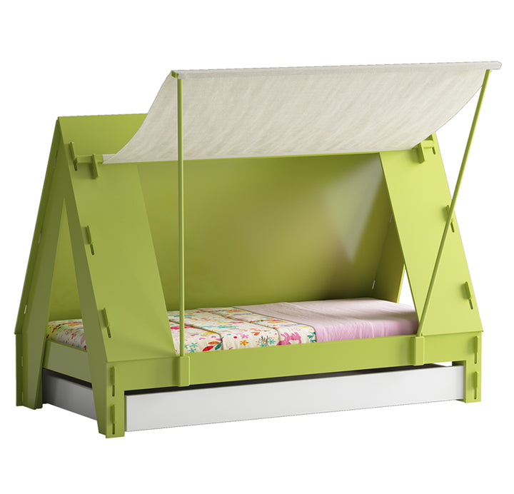 Tente de camping Mathy By Bols pour enfant avec lit simple - Laque colorée (plus de 20 couleurs)
