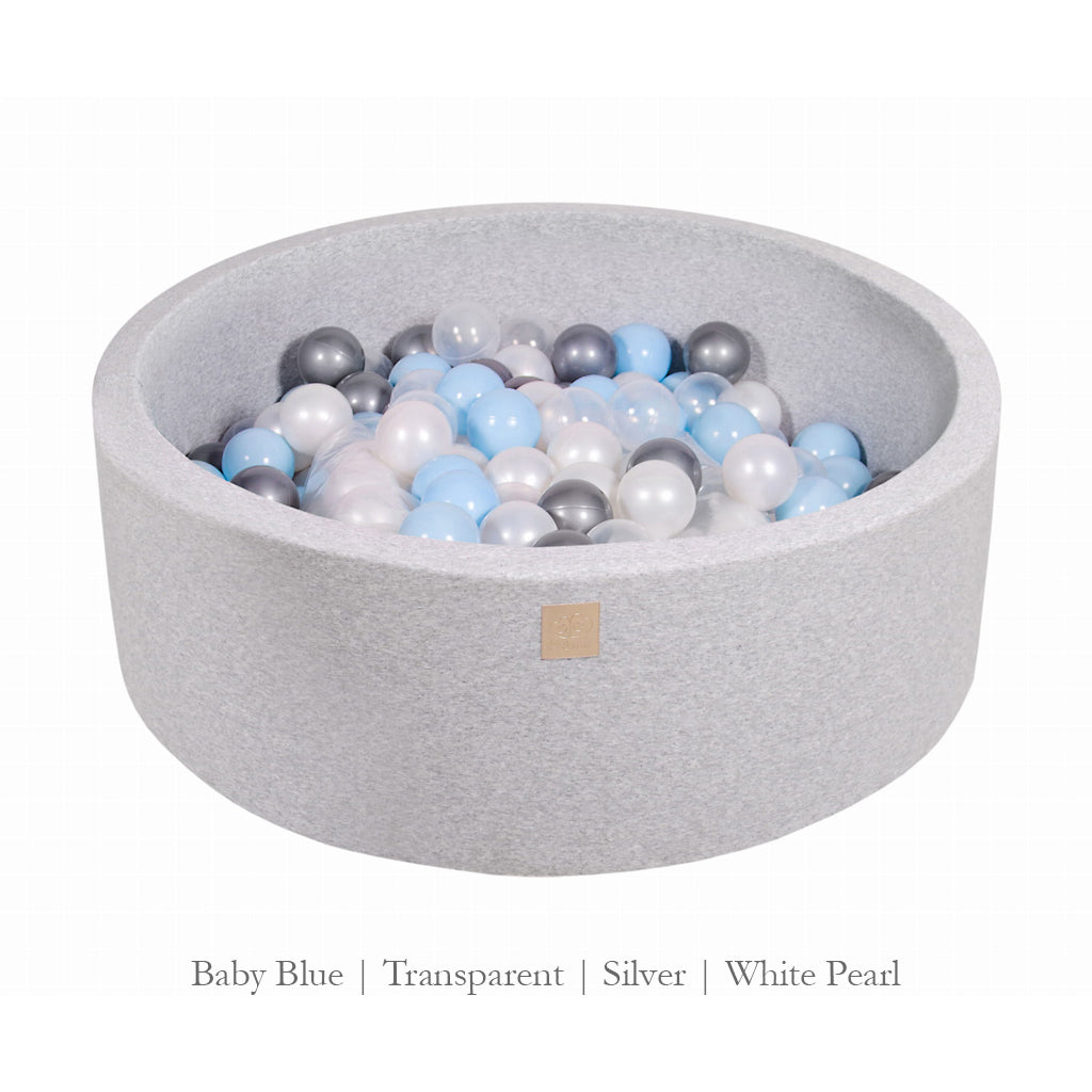 Meowbaby Light Grey Ball Pit - Various Ball Colours