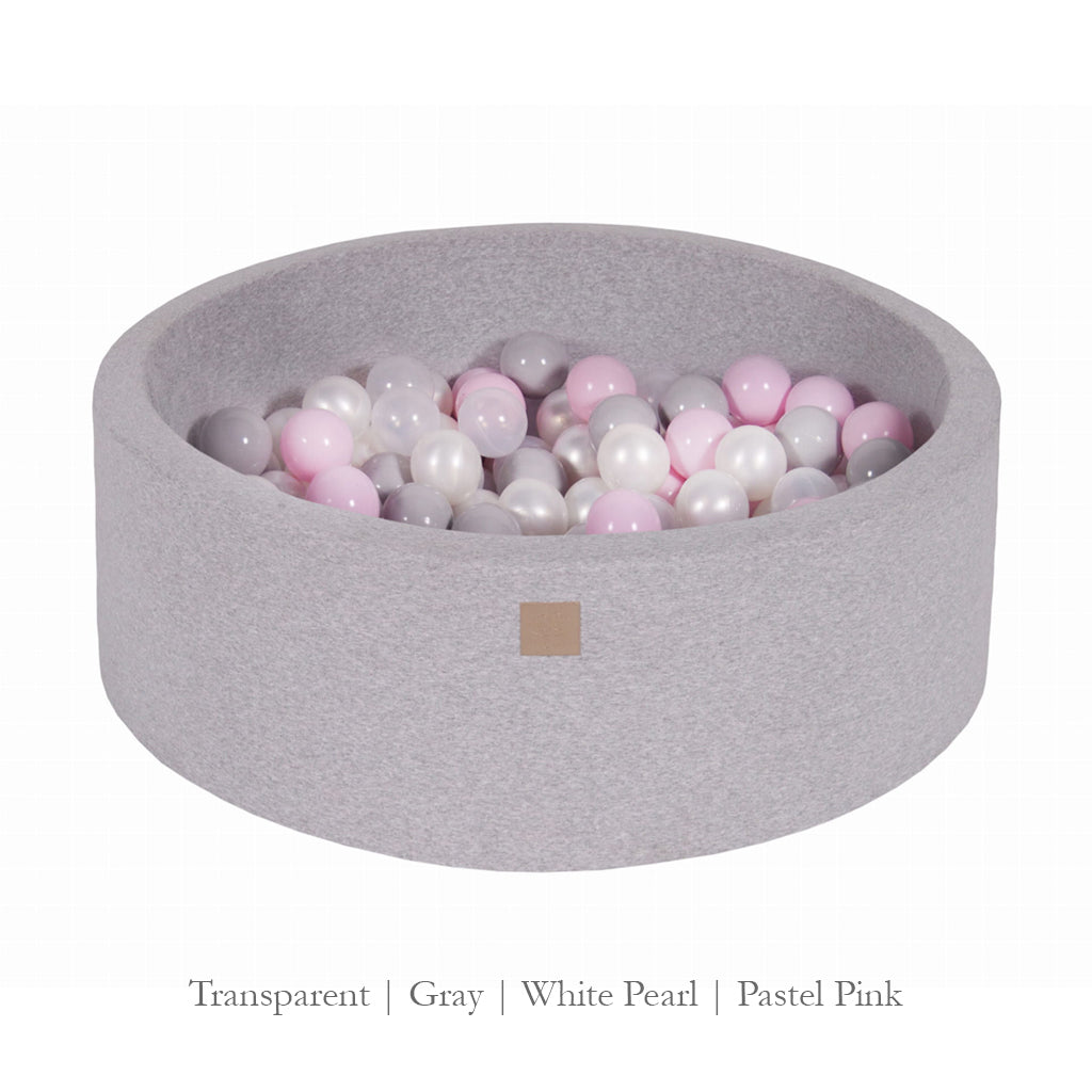 Piscine à balles Meowbaby gris clair - Différentes couleurs de balles