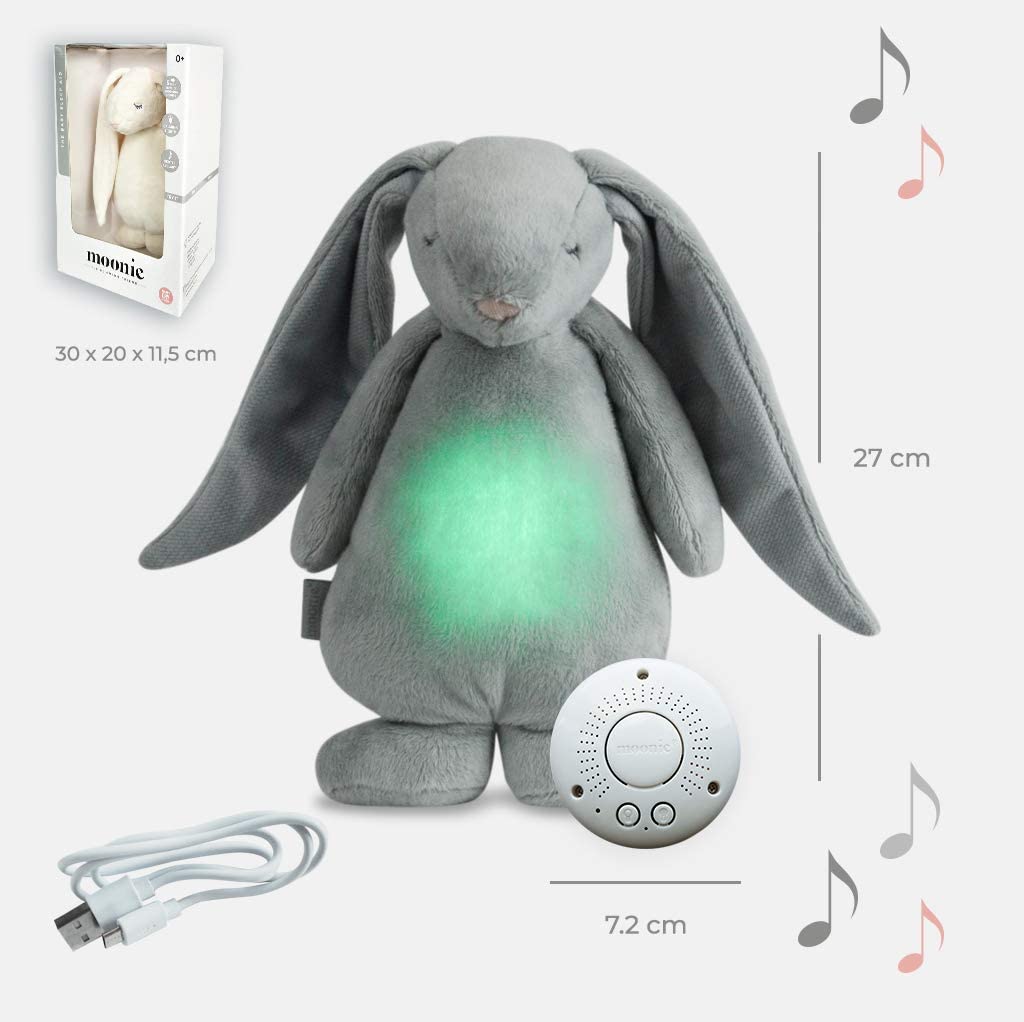 Personalised Moonie Humming Rabbit Sleep Aid - Sky