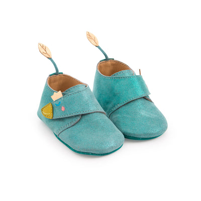 Moulin Roty Blue Goose Baby Slippers
