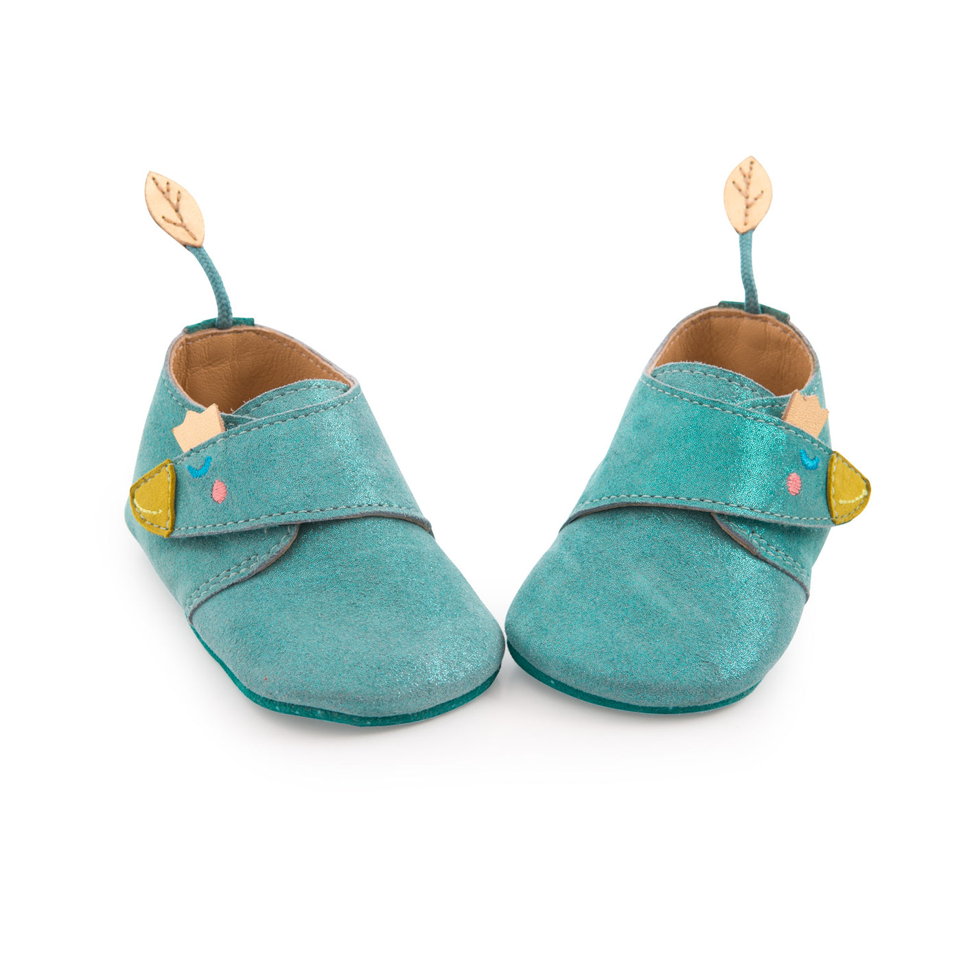 Moulin Roty Blue Goose Baby Slippers