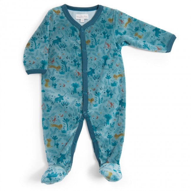 Barboteuse Savanah bleue ludique Moulin Roty 