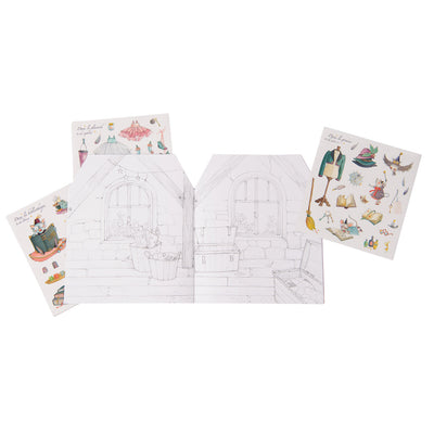 Moulin Roty Il Etait Une Fois Colouring Book + 160 Stickers