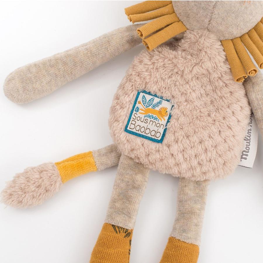 Moulin Roty Rattle Comforter - Lion