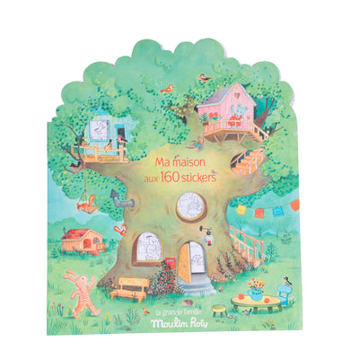 Moulin Roty La Grande Famille Colouring & Sticker Book