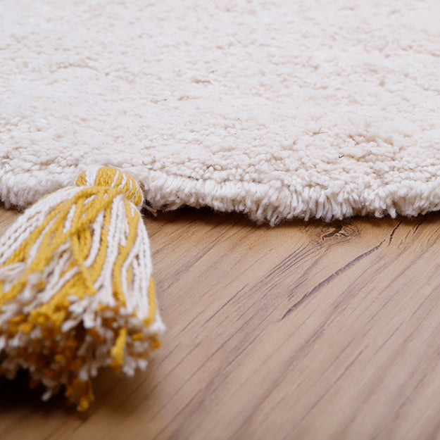 Tapis en coton - Arc-en-ciel rond