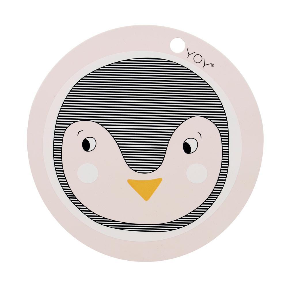 OYOY Penguin Placemat - Rose