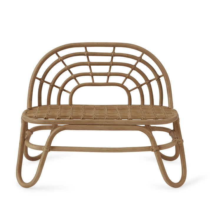 OYOY Rainbow Rattan Mini Bench