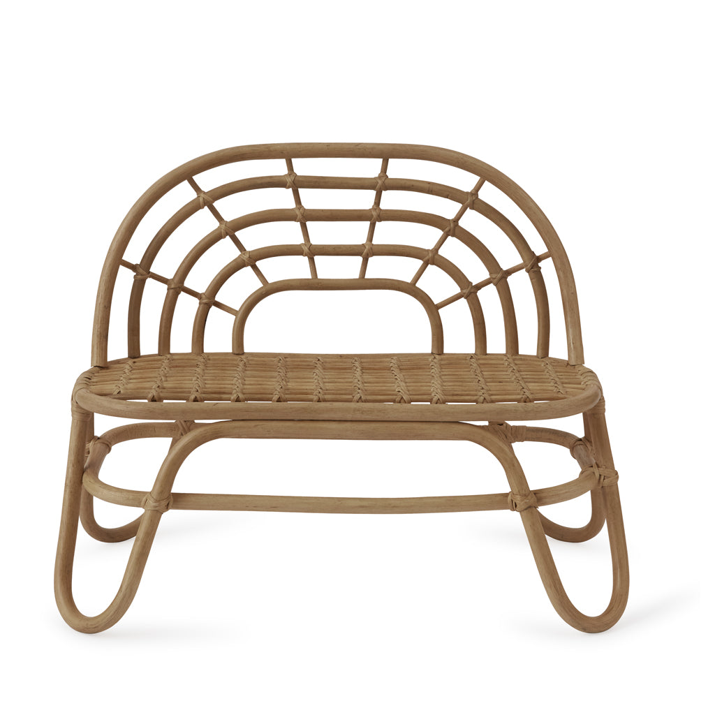 OYOY Rainbow Rattan Mini Bench