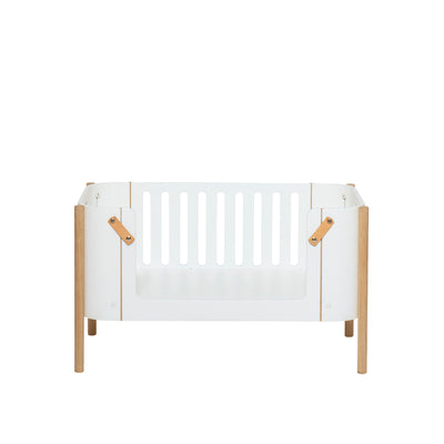 Oliver Furniture Wood Co-Sleeper (incl. Bench Conversion) - White/Oak