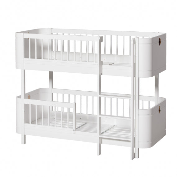 Oliver Furniture Wood Mini+ Low Bunk Bed - White