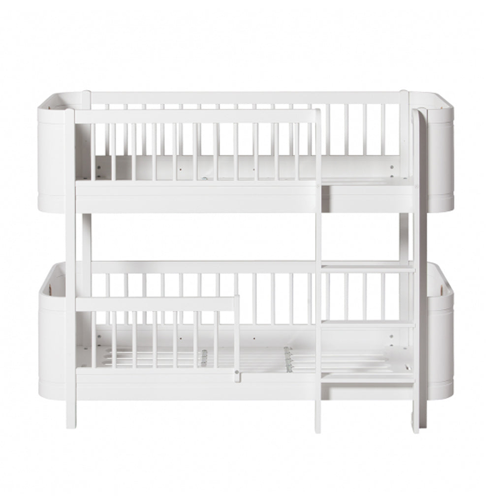 Oliver Furniture Wood Mini+ Low Bunk Bed - White