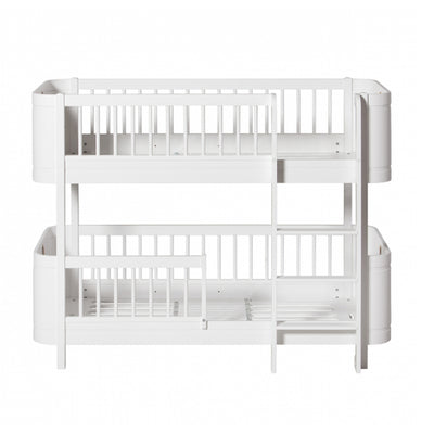 Oliver Furniture Wood Mini+ Low Bunk Bed - White