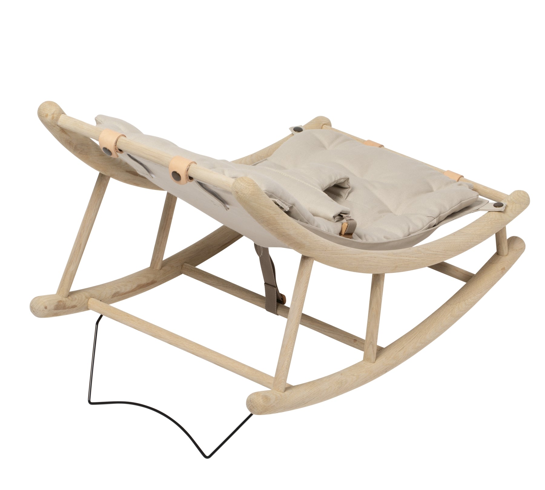 Wood baby & toddler rocker, oak/nature – Oliver Furniture Com