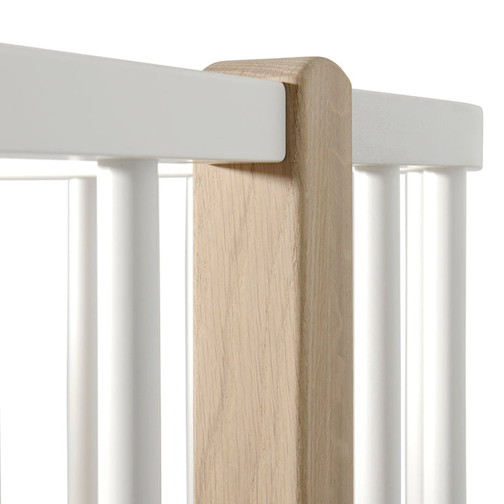 Lit mezzanine bas en bois Oliver Furniture - Blanc/chêne