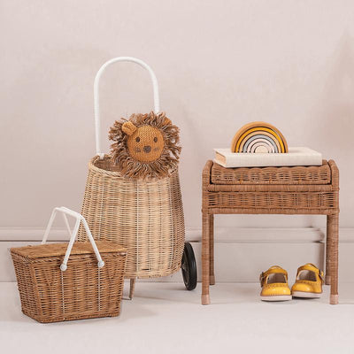 Olli Ella Piki Rattan Basket - Natural