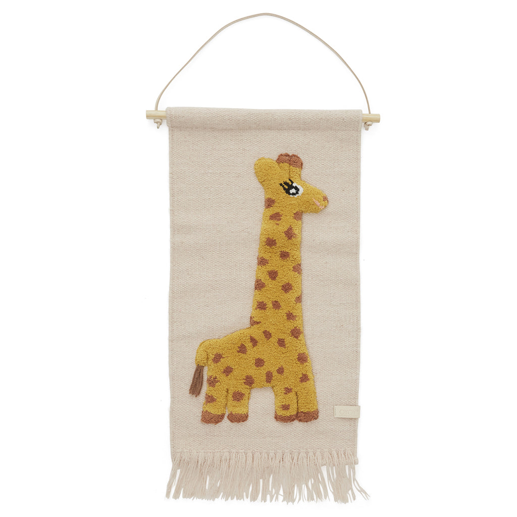 OYOY Giraffe Pink Wall hanger