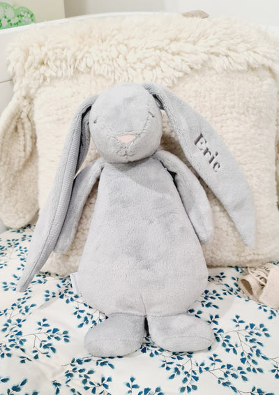 Personalised Moonie Humming Rabbit Sleep Aid - Silver