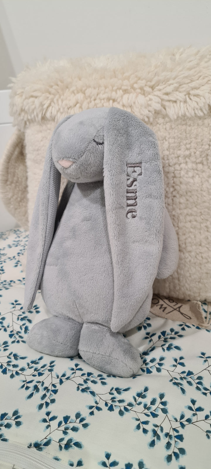Personalised Moonie Humming Rabbit 2.0 Sleep Aid - Silver