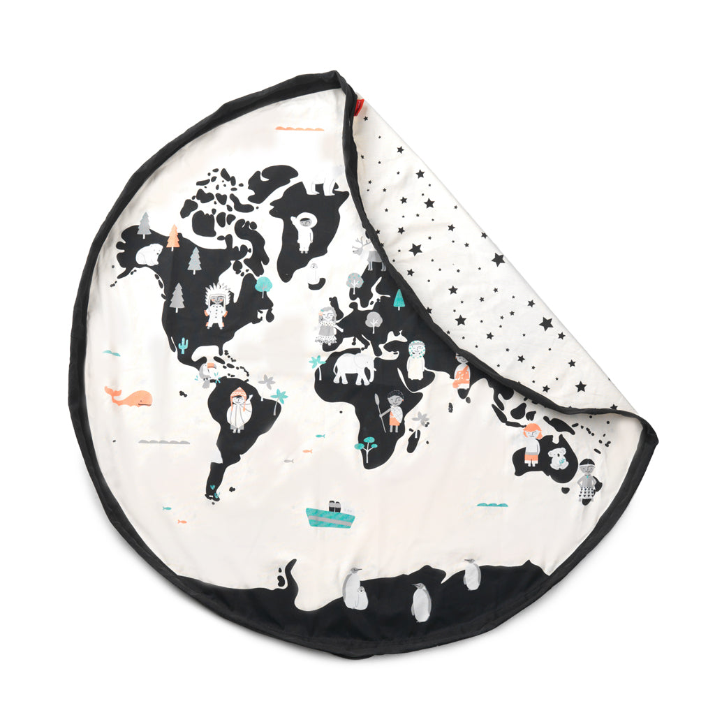 Play & Go Toy Storage Bag - World Map & Stars